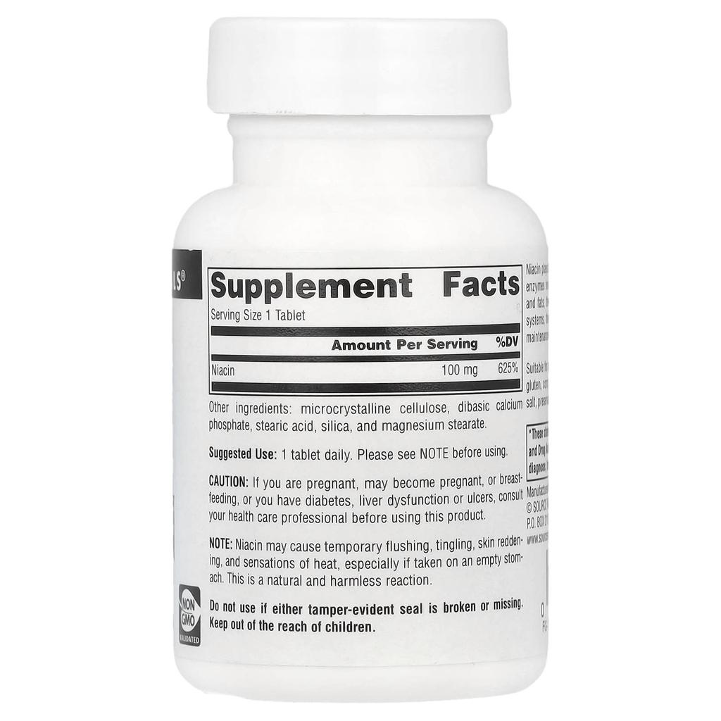 Niacin, 100Mg, 100 Tablets