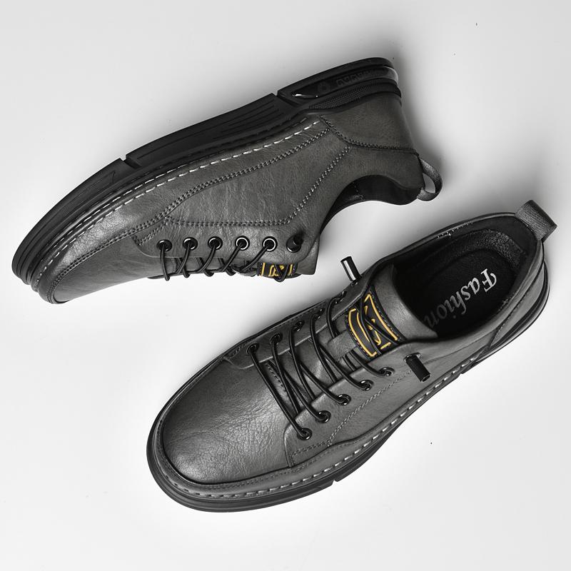 Genuine Leather Casual Men Shoes Fashion Design Sneakers Male Comfortable Oxford Shoes Hot Sale Driving Board Footwear Trainers