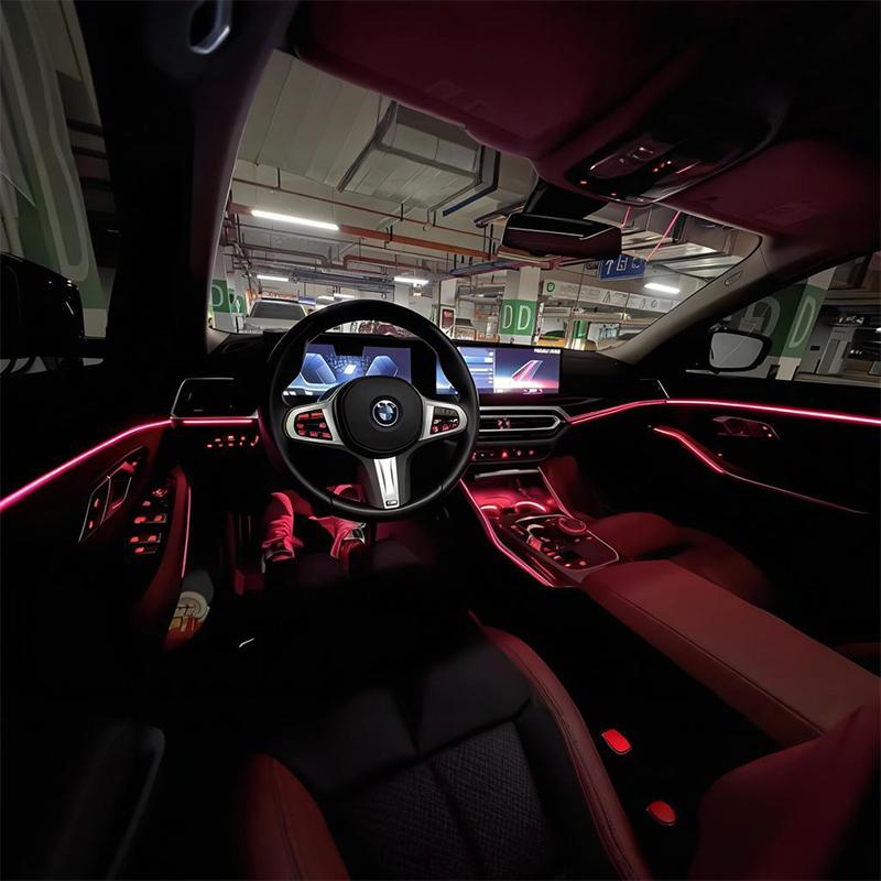 Светодиодная подсветка салона для BMW 3 серии G20 X5 G05 X6 G06 X7 G07 4-дверный комплект с синхронизацией OEM