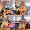 Милый мультяшный Sanrio Брелок для ключей автомобиля Подвеска для сумки Креативное украшение для автомобилей Карточка с тигром Jg-1083