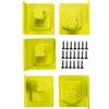 5 Pack Wall Mount Machine Storage Rack Battery Tool Holder Drill Holder for Workshop Garage Suitable for RYOBI P103 P107 P108