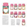 9/18 шт. Подарочная упаковочная сумка ко Дню матери, форма бутылки, поздравительная открытка, обертка для конфет, пакеты для упаковки печенья для вечеринки
