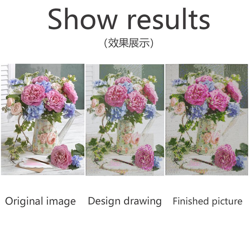 Round Diamond Painting Multi-Size Tiger Diamond Embroidery Diy 5D Cross Stitch Kit Mosaic Art Painting Home Decoration Gift