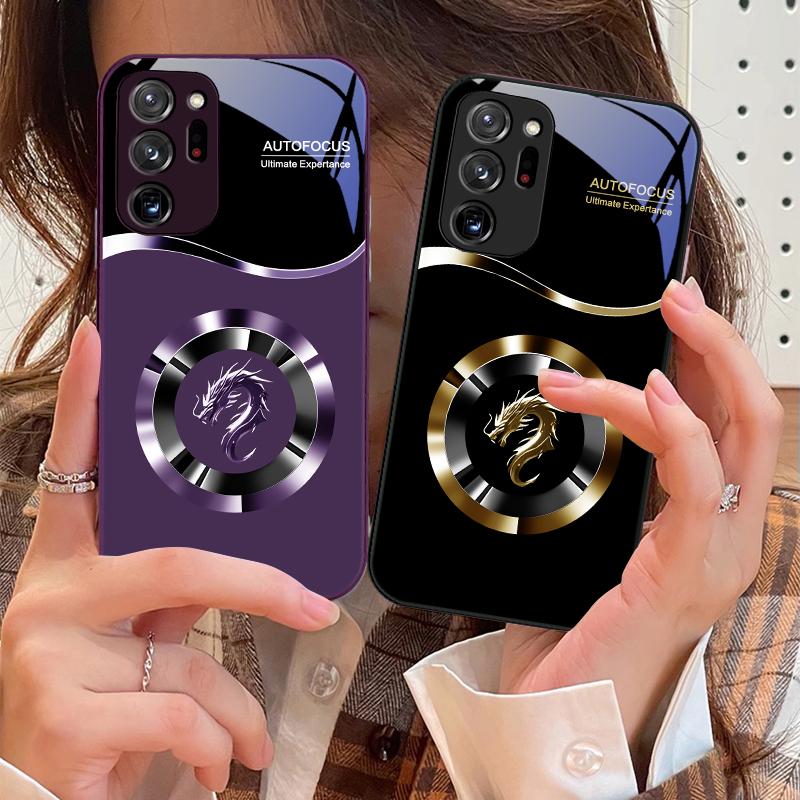 Круглый Новый Голова Дракона Для Samsung M 02 12 Note 8 9 10 20 A 01 A02 A03 Core 04 A05 06 10 12 13 14 15 A16 стекло Ультра чехол для телефона