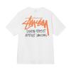Stussy Style Short Sleeve T-Shirts Men Women Loose Fit Casual Tees Multiple Graphic Color Options