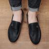 Summer Men Casual Shoes Leather Breathable Comfort Slip-on Mens Driving Shoes Luxury Brand Men Loafers Mens Lazy Shoes Moccasins
