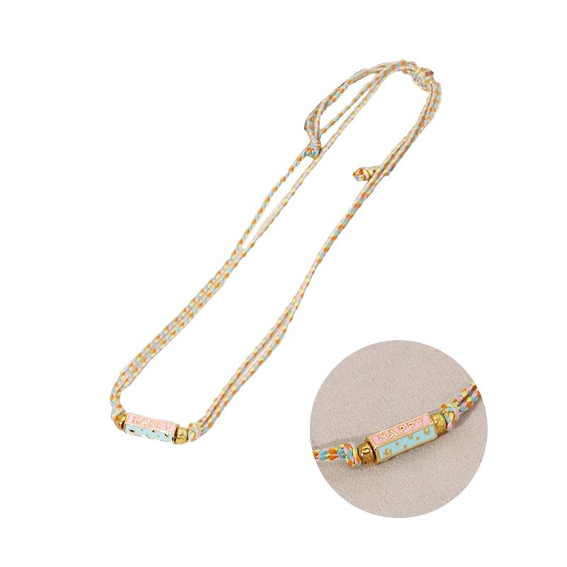 1шт позолоченный богемный кулон любовь ожерелье красочный титан мода новый унисекс дресс-код разноцветный