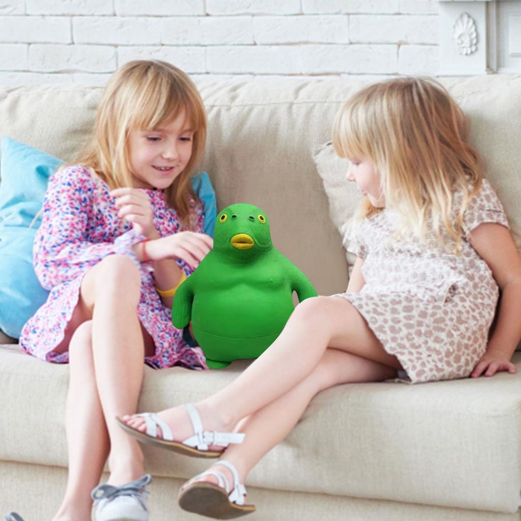 Green-headed Pinch Music To Decompress Green-headed Fish Toy Sand Sculpture Funny Silly Fish To Vent Artifact