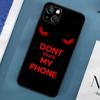 Чехол «Не трогай мой телефон» для iPhone 15 11 12 13 14 Pro Max 12 13 Mini X XS Max XR 7 8 Plus SE 2020, чехол