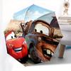 1pc Lightning McQueen,Tow Mater Automatic Folding Umbrella: Compact 8-Bone Design Cartoon Outdoor Travel Companion, Business Umbrella, Chris
