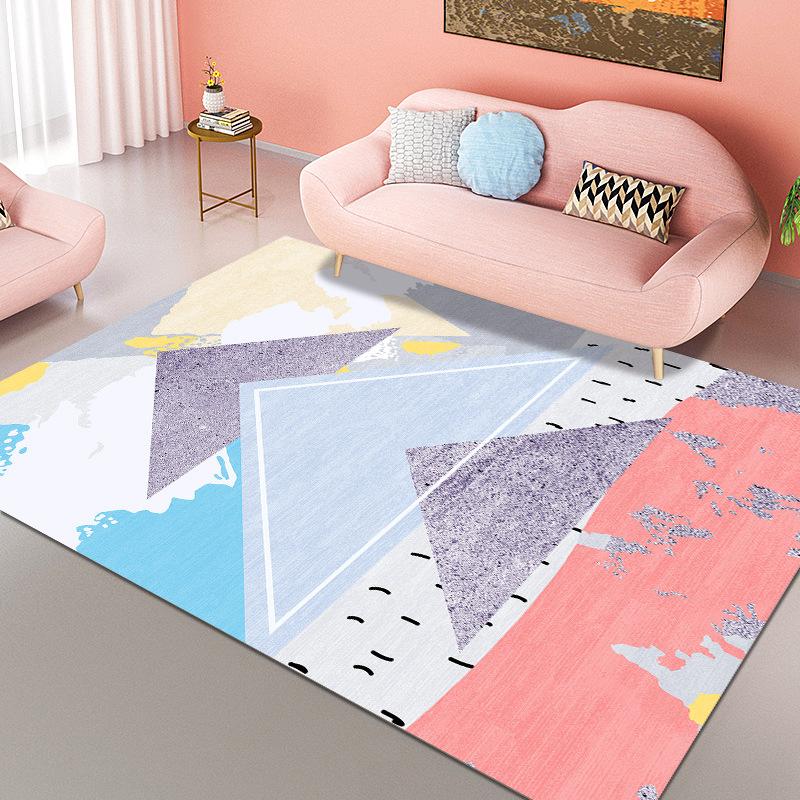 Living Room Nordic Carpet Bedroom Carpet Dirt Resistant Carpet Anti Slip Floor Mat Large-area Floor Mat