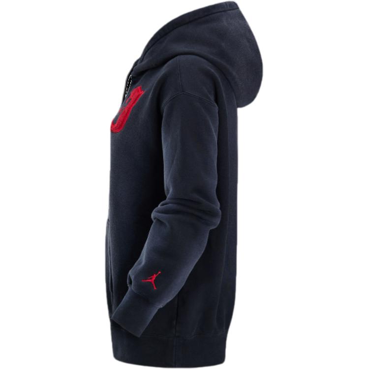 Jordan Flight Fleece Outdoor Casual Sports Hoodie Long Sleeve Толстовка женская толстовка с капюшоном черного цвета FV7063-010