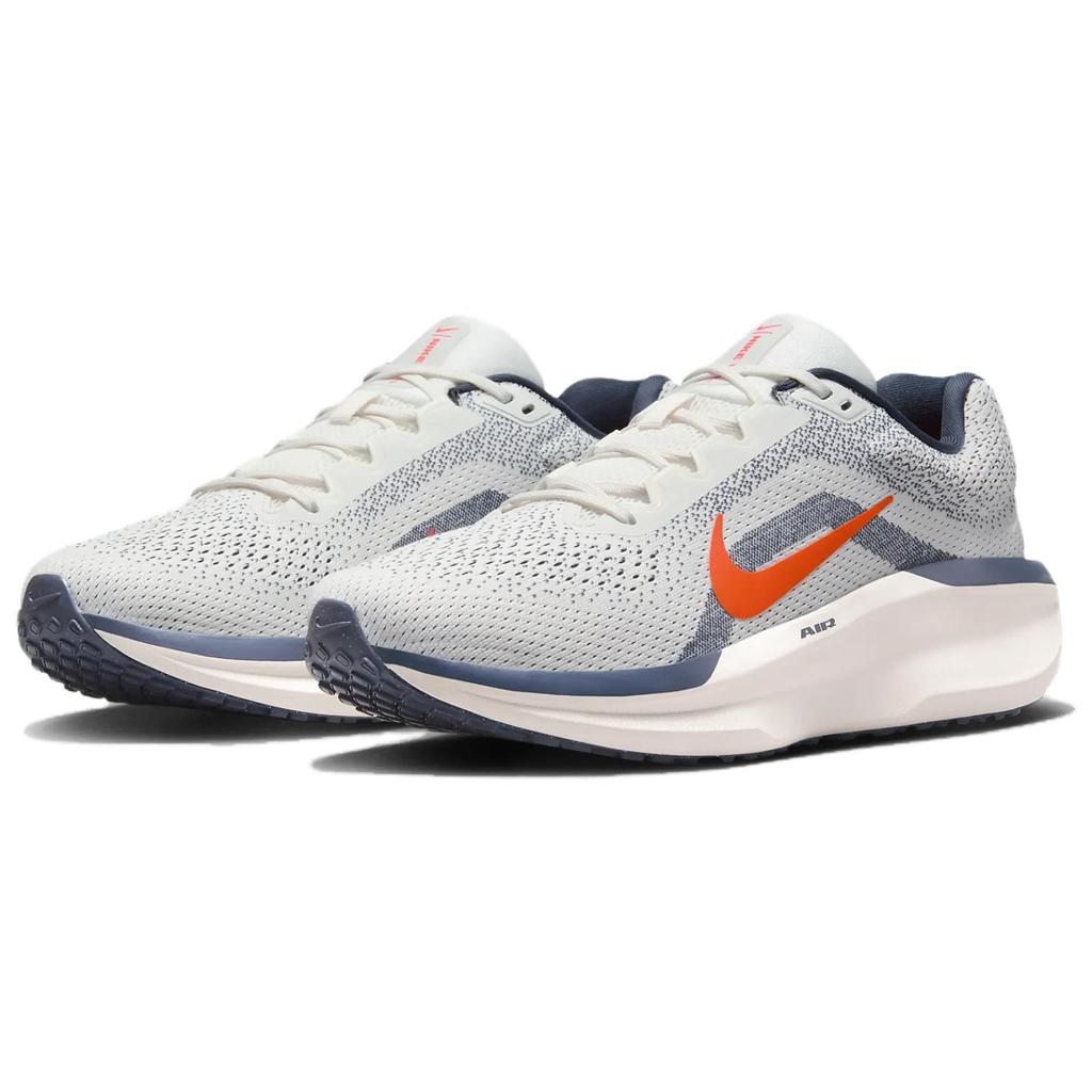 Nike Мужские кроссовки Air Winflo 11 Sail Total Orange Cream Thunder-Blue Light-Iron-Ore FJ9509-103