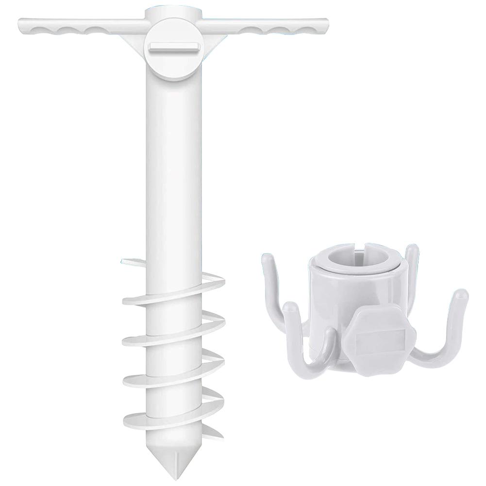 3/5 Спиральные вставки для спиц Зонт-спираль Штекер Регулируемый шип Бур Держатель Ветрозащитная база для зонта Зубья для песка почвы травы