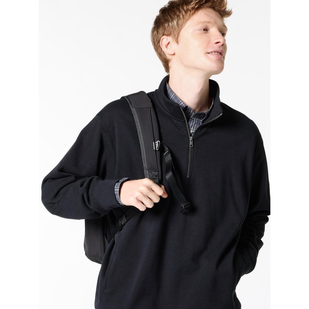 Uniqlo Японская толстовка с застежкой-молнией на половину длины