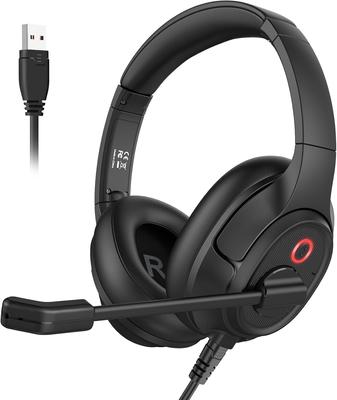 EKSA H2 USB проводной вызов шумоподавления оснащен гарнитурой ПК с функцией отключения звука при занятости Hand Web Remote Home Voice для гарнитуры ПК, подключение, снижение, микрофон,