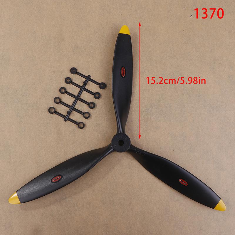 1 шт. Модель самолета с радиоуправлением 8060 9060 1060 1170 1370 3-лопастной пропеллер карбон-нейлон для электродвигателя/двигателя внутреннего сгорания