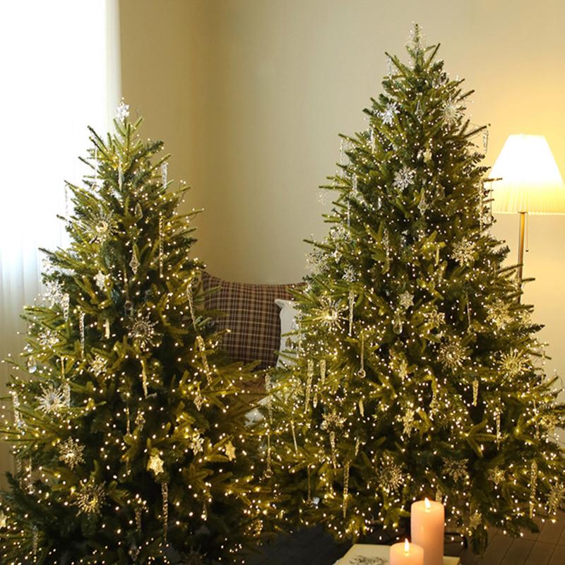 10/12 шт./комплект подвеска на рождественскую елку украшение праздничные принадлежности креативный рождественский прозрачный кулон