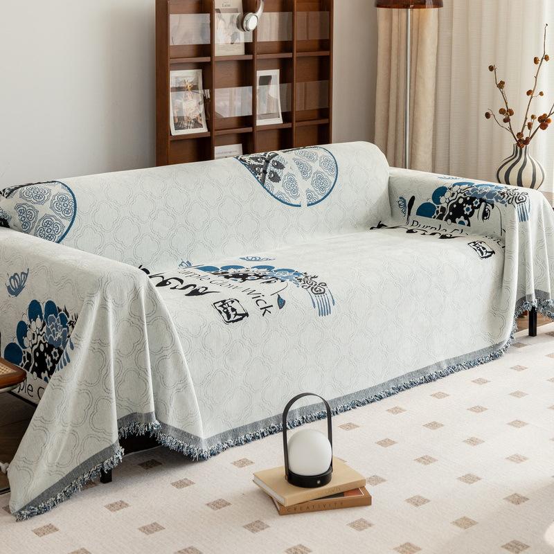 Чехол для дивана, полотенце для дивана, всесезонный чехол из шенилла в китайском стиле, подушка для дивана, чехол для дивана, одеяло