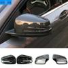 2pcs Replacement Carbon Fiber Pattern Rearview Side Mirror Cover Caps For Mercedes Benz W176 W246 W204 W212 W221 C117 X204 X156