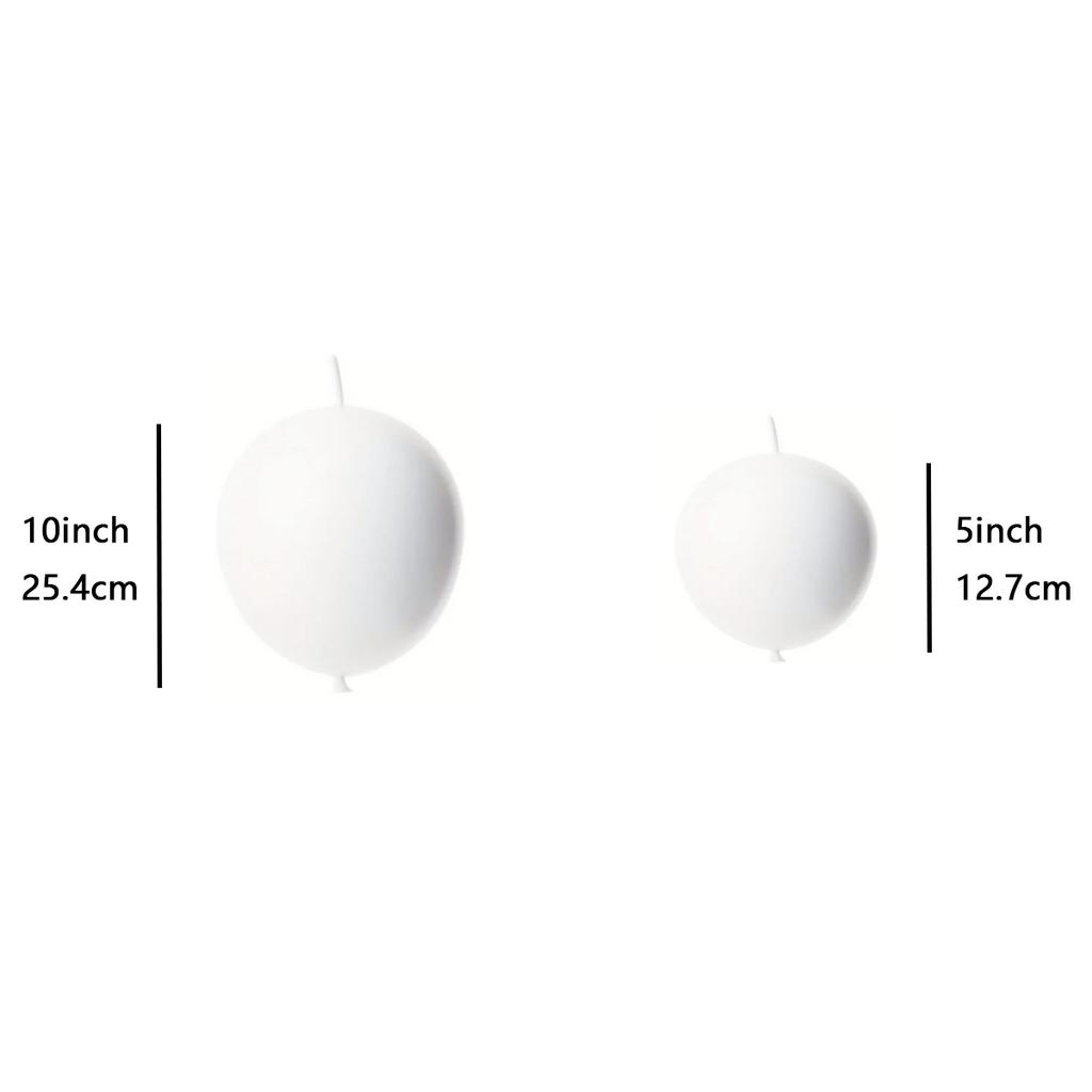 100 шт., одноцветный воздушный шар, цепочка для воздушных шаров «сделай сам», шарик Линколона, игольчатый хвост, цепочка для воздушных шаров на день рождения, выпускной, юбилей, вечерние украшения