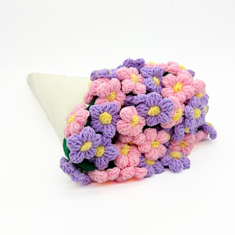 Сделай сам Вязаный крючком плед Готовые изделия Вязаный букет цветов Пледы Ручной работы Вязаный диванный плед для домашнего декора Подарок