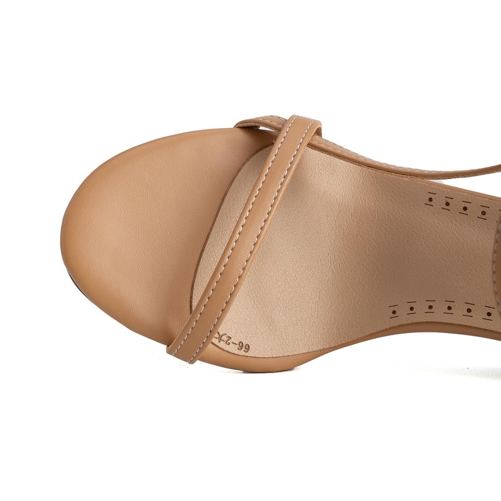 Женские босоножки на высоком каблуке весна-лето новые простые и универсальные босоножки на шпильке большого размера с открытым носком