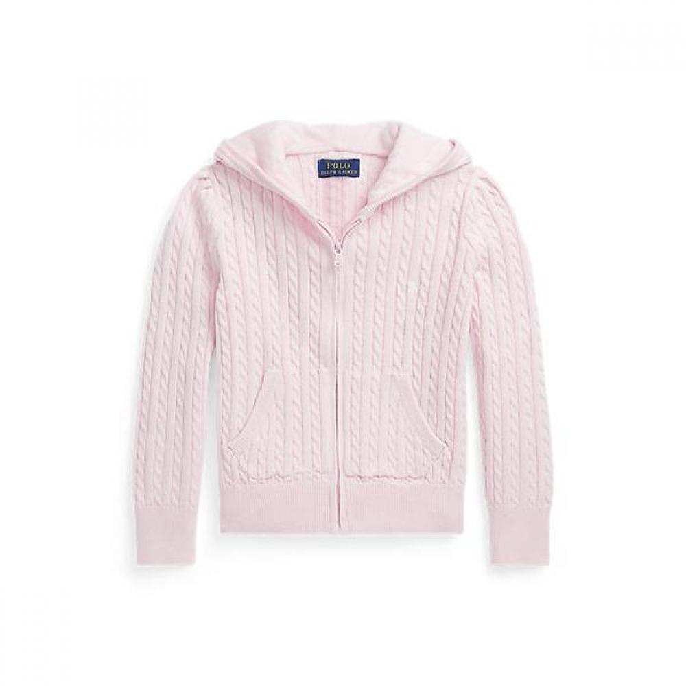 Polo Kids Girls 2 6 Years Old Mini Cable Cotton Full Zip Hoodie Cwposwer6820367650