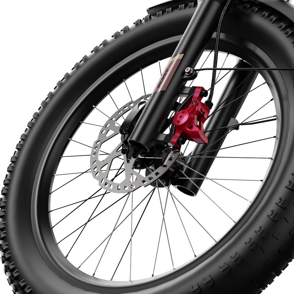 ONESPORT OT30 PRO Urban electric bicycles 1*7 speed 500W motor 48V 18Ah 20*3.0 inch tires