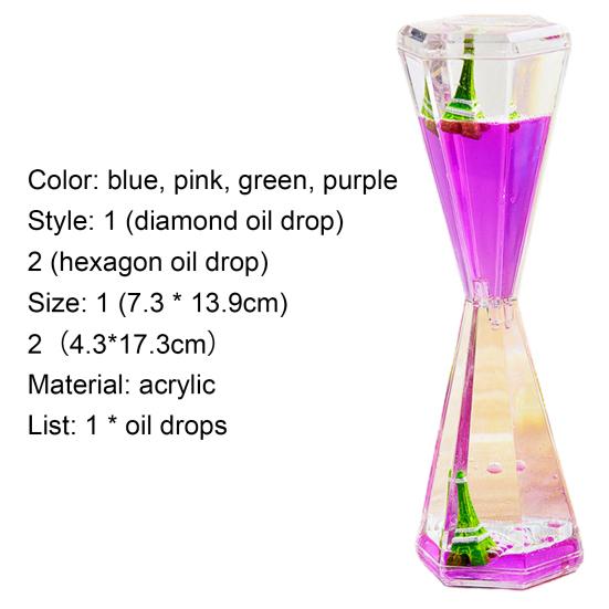 Красивые капли масла в виде песочных часов, легкие, долговечные