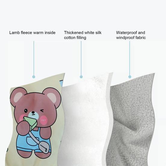 1 пара перчаток для руля мотоцикла, зимние, теплые, ветрозащитные, для холодной погоды, для езды на велосипеде и мотоцикле