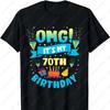 НОВАЯ ОГРАНИЧЕННАЯ Футболка 70-летнего возраста OMG Это Идея Подарка на Мой 70-й День Рождения Футболка Ограниченная Серия Футболка с Принтом 70-го Дня Рождения Топы