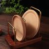 Stable Cutting Board Storage Rack Wood Base Wood Metal Cookware Holder Pots Pan Lids Rack  Kitchen