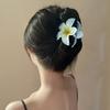 Plumeria Flower Shape Hairpins Bohemian Styling Hair Clip Colorful Hair Claw  Girls