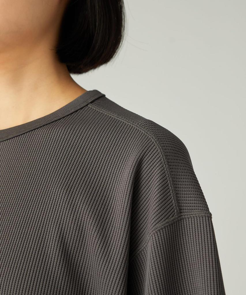 Snow Peak Сухая термофутболка с коротким рукавом и размером, угольная, TS-25AU002, рукав, мужская, женская, L,