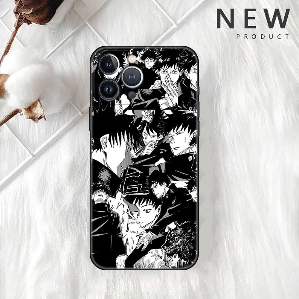 Чехол Anime Jujutsu Kaisen для Apple iPhone 14 Pro Max 13 11 12 Mini SE 7 8 Plus X XS 6 6S силиконовый чехол для телефона мягкий TPU Funda