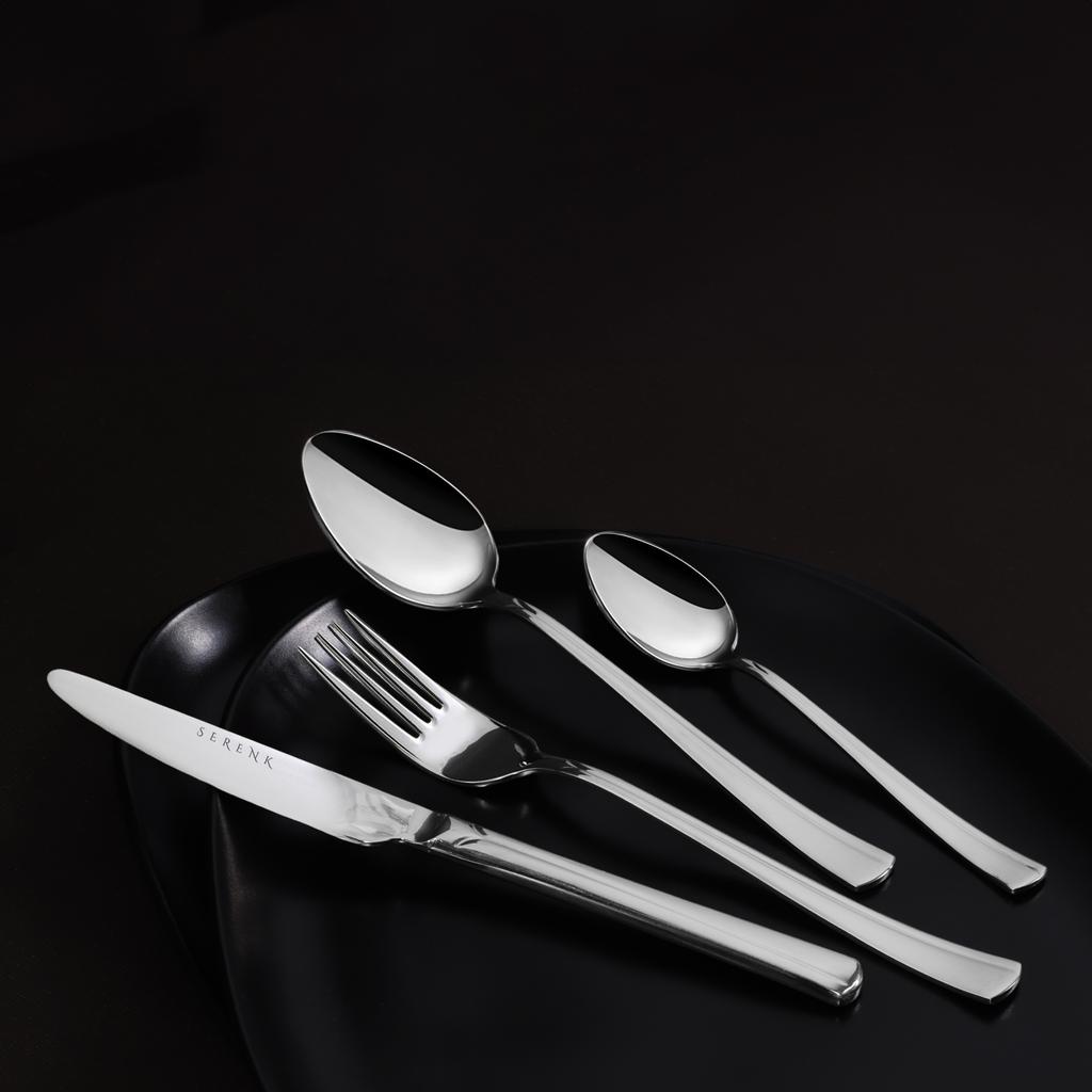 Serenk Paris Stainless Steel Cutlery Set 24 Pieces