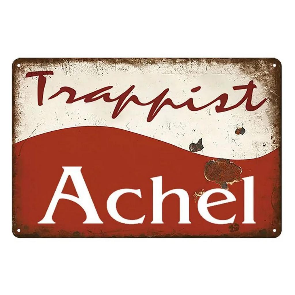 Vintage Rum Chouffe Metal Signs Plaque Plate Retro Wall Art Posters for Man Cave Bar Pub Clubs Cafe Iron Painting Decoration