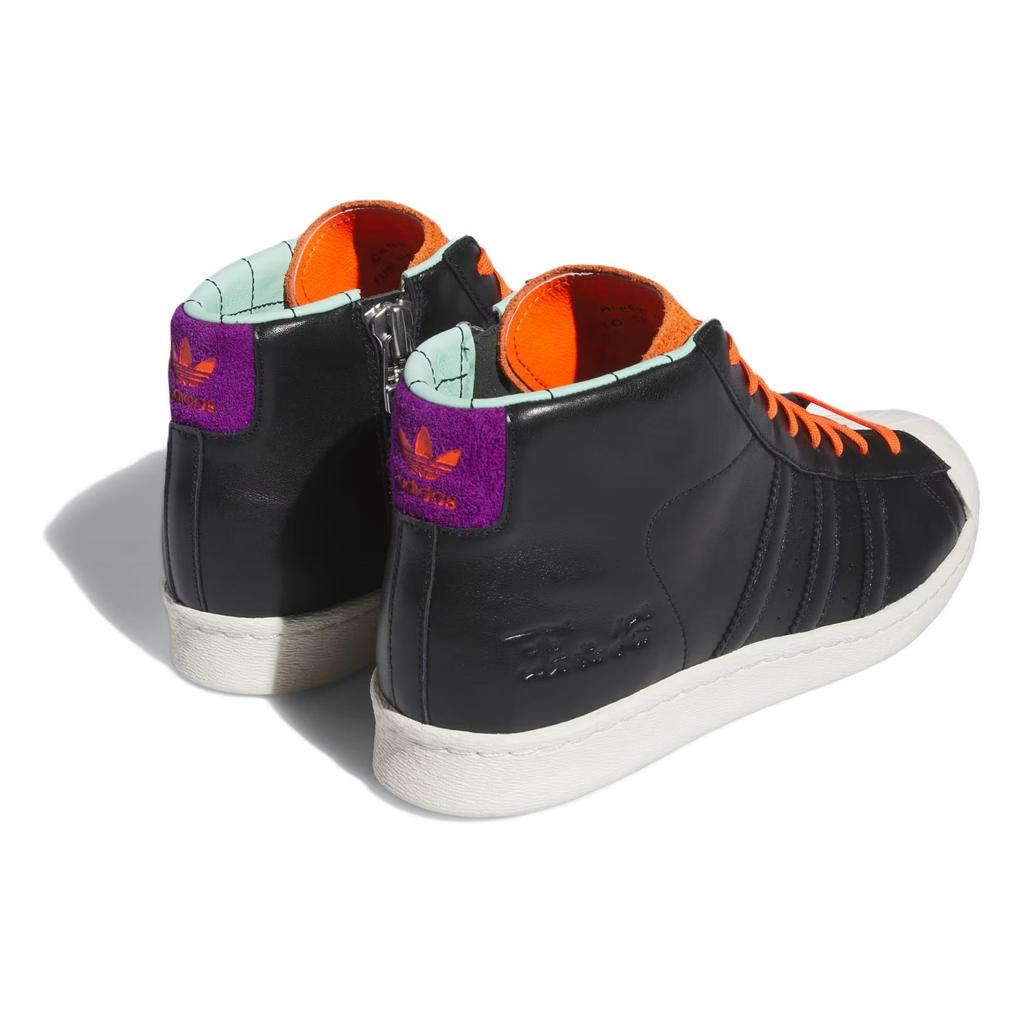 The Simpsons x adidas Pro Model 80s Poochie Мужские Кроссовки Черный Полу-Ударно-Оранжевый Основной-Черный IE7563