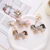 Creative 2026 Year Of The Horse Design Keychain  Keyring Key Chain Accessoreis Female Car Bag Key Holder  Year Gift