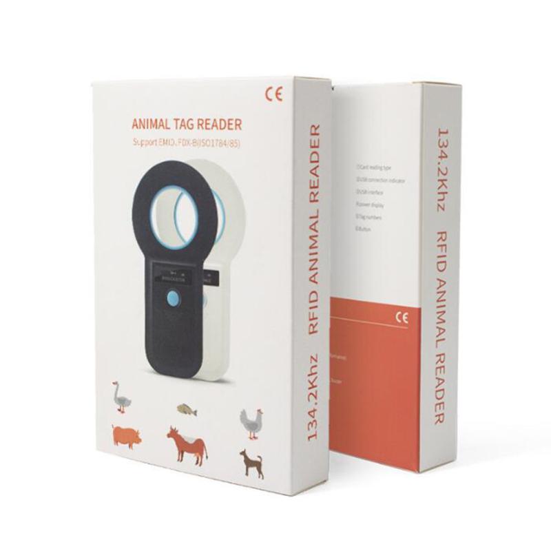 Сканер для домашних животных Перезаряжаемый OLED-экран Сканер чипов для животных ISO11784(85)/FDX-B/EMID 10/15 бит