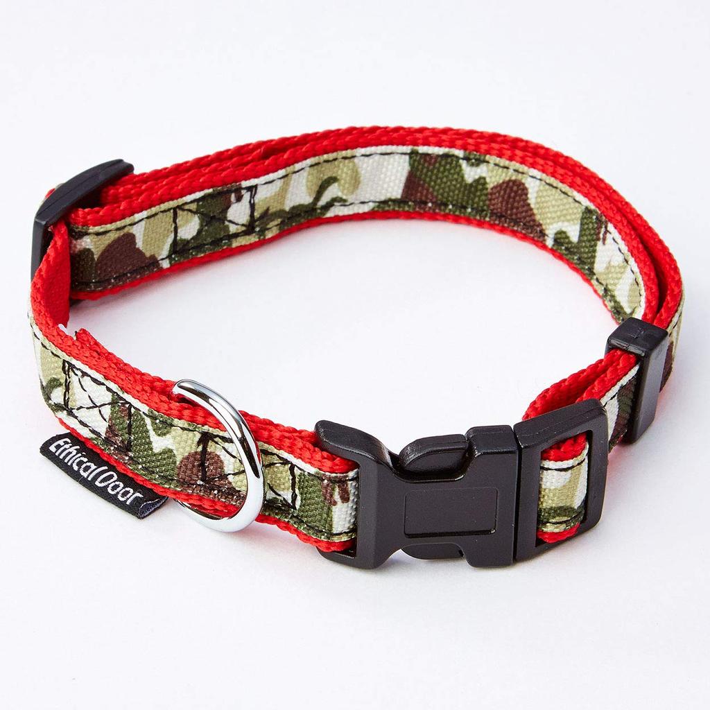 Petio Collar Ethical Door Camouflage Color Red Dog SS Size