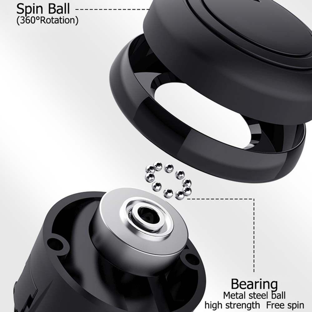 Metal Bearing 360 Degree Rotation Spinner Knob Rotation Helper Steering Wheel Booster Power Handle