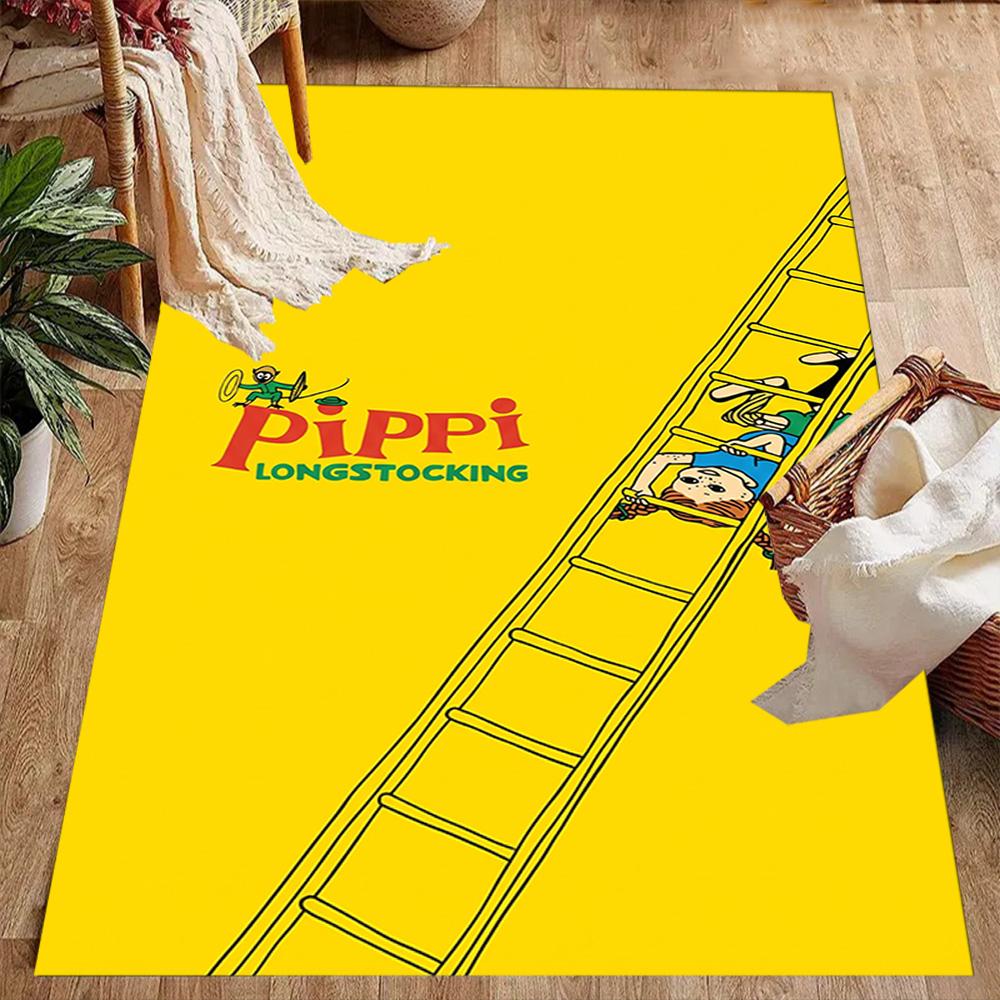 Pippi Floor Mat Suitable For Entryway Living Rooms Playrooms Foyer Antislip Carpet Decorate Offices Birthdaychristmas Gift