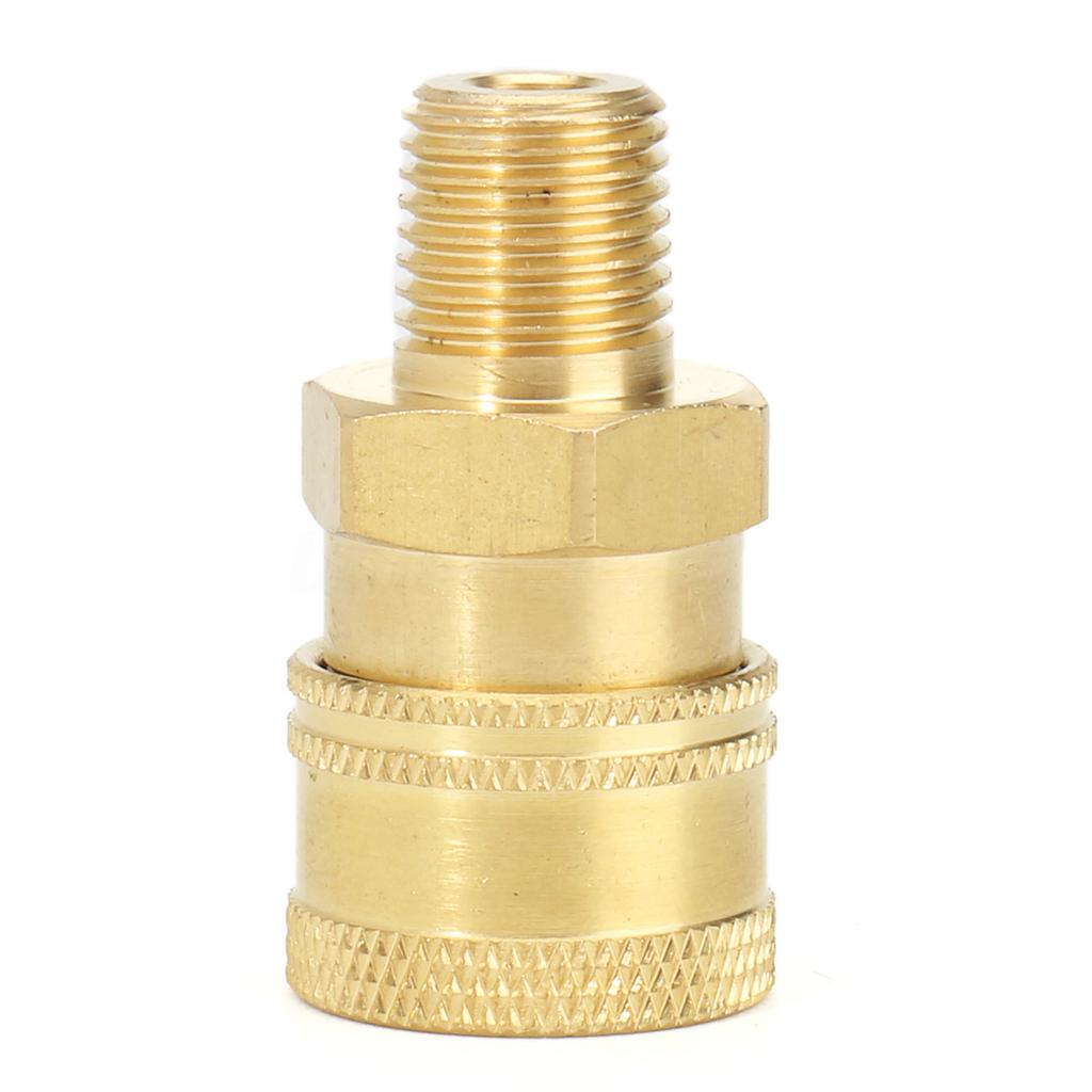 1 шт., новый штекер 1/4 дюйма (МНПТ) Мойка высокого давления, латунный быстроразъемный переходник