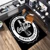 Рождественский подарок Хэллоуинская тематика напиток кола Coca Cola ковер подходит для гостиной и спальни коврики для дверей офис балкон декоративный ковер V27