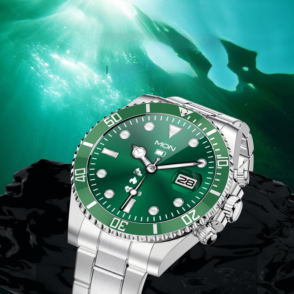 Высококачественные зеленые смарт-часы AW12 с функциями Bluetooth-звонков и спорта