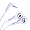 2.5mm Pin Connectors 2/4 Way Lead Wires for Electronic Muscle Stimulator Electrode Pads Connection Massage for TENS Unit