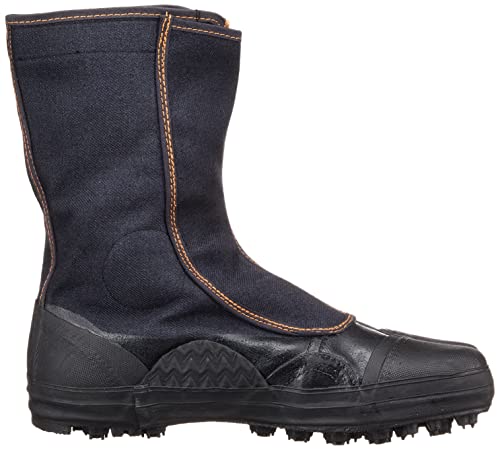 Резиновые ботинки с шипами для лесозаготовительных работ Sokaido, Молодые листья, Черный, I-98, Размер 29.0см