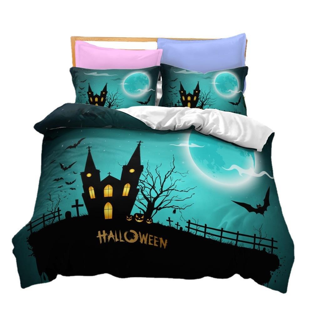 Halloween Series Bedding Three-Piece Home Textile Kit